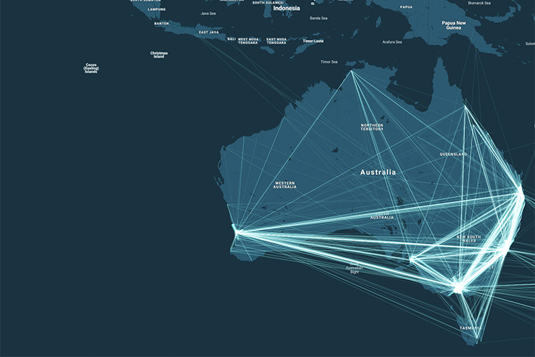 Google Analytics spatial data visualised with BigQuery and CARTO